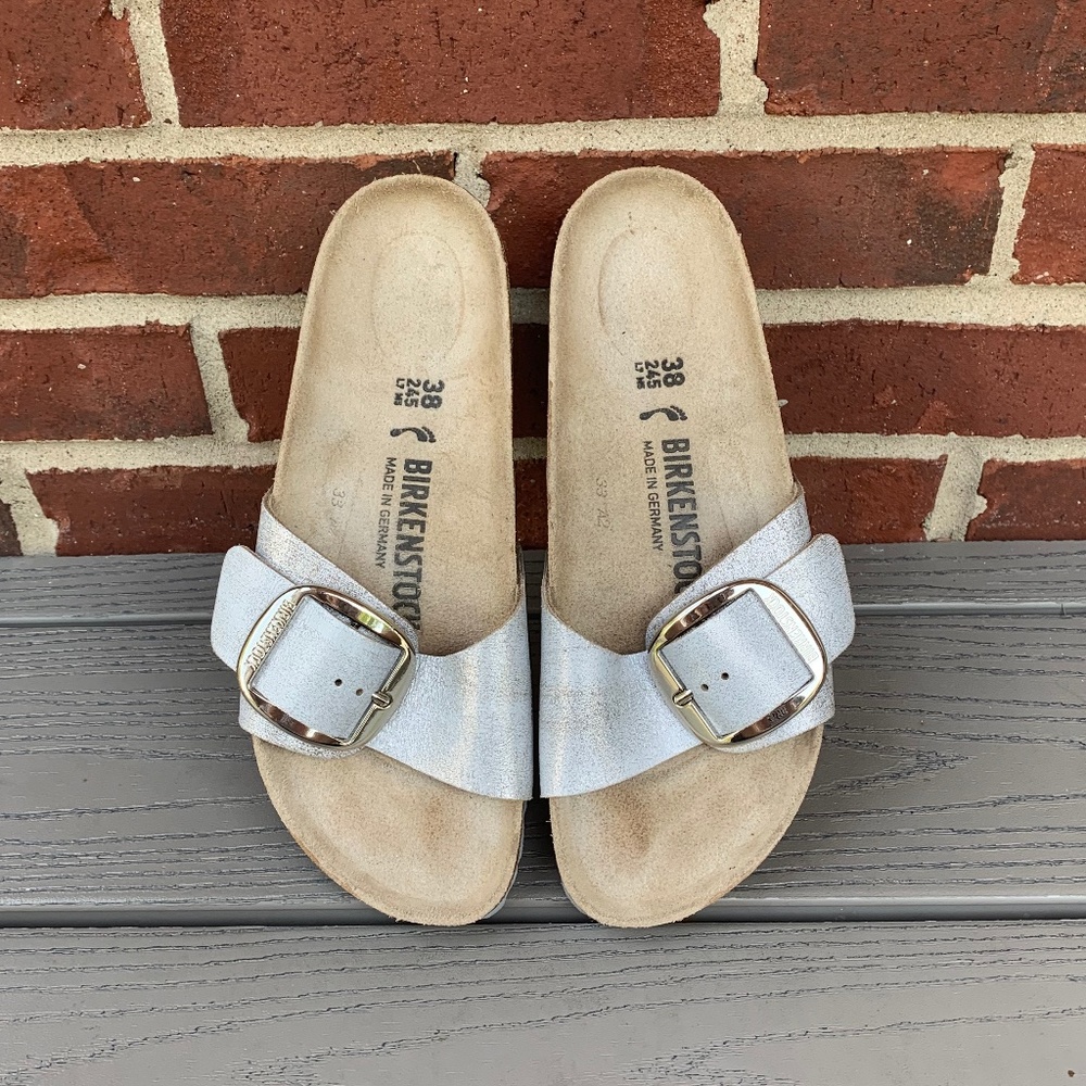 Birkenstock Madrid Big Buckle Sandals, 38 N / 7-7.5
